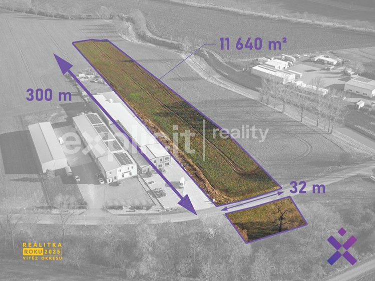 Prodej komerčního pozemku 11 640 m² - foto 2