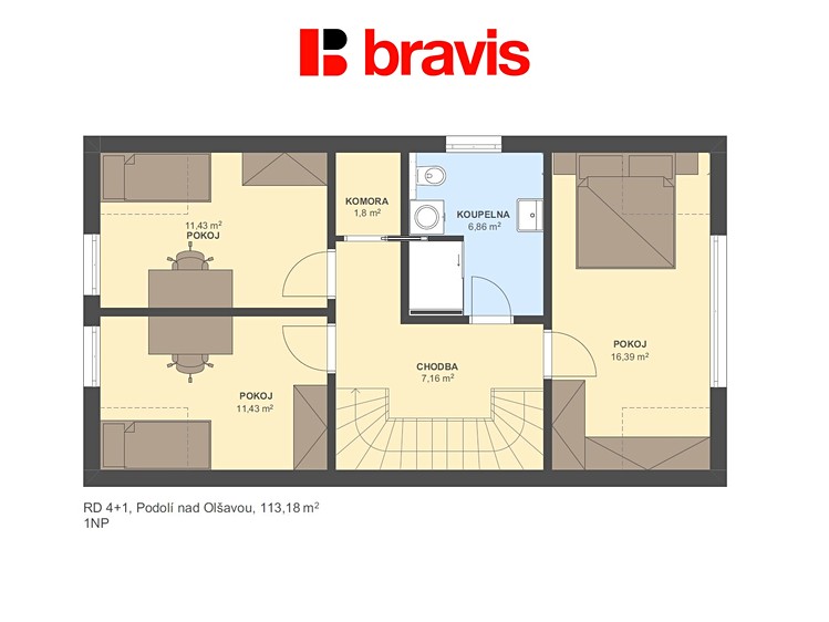 Prodej stavebního pozemku 1 113 m² - foto 6