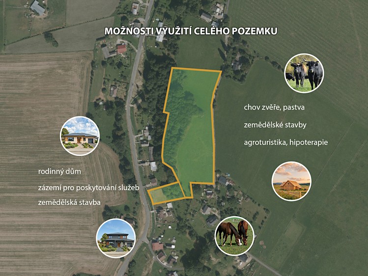 Prodej stavebního pozemku 6 121 m² - foto 3