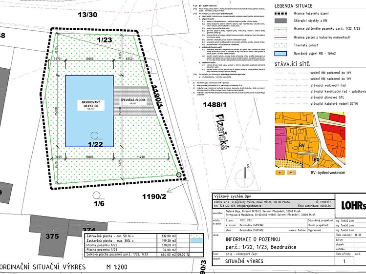 Prodej stavebního pozemku 664 m² - foto 2