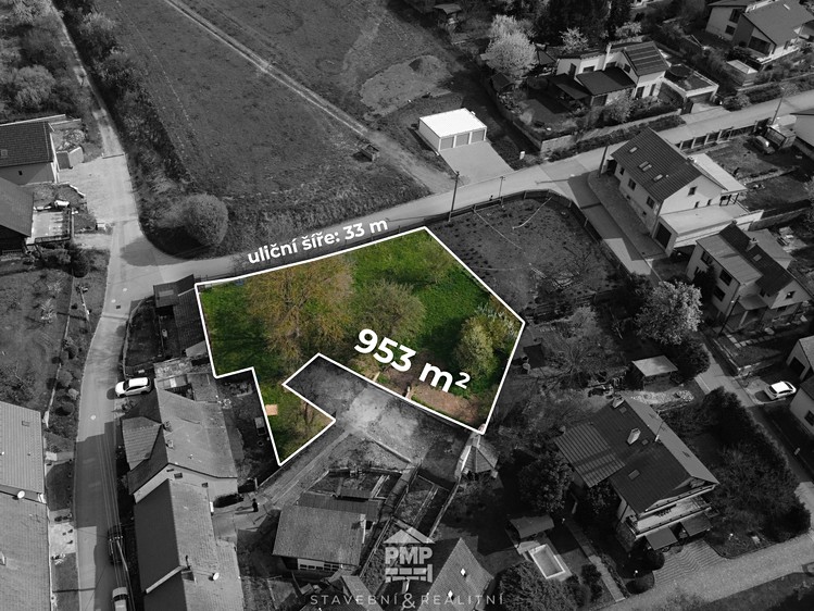 Prodej stavebního pozemku 953 m² - foto 2