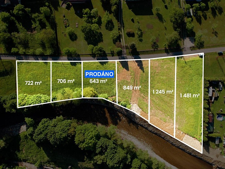 Prodej  stavebního pozemku 722 m² - foto 3