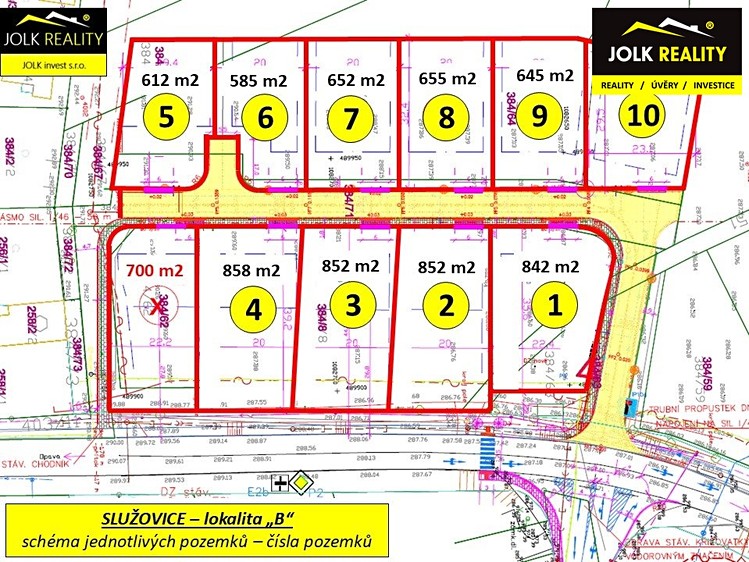 Prodej stavebního pozemku 645 m² - foto 3