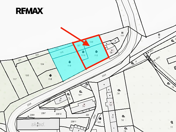 Prodej  stavebního pozemku 656 m² - foto 3