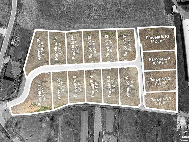 Prodej stavebního pozemku 892 m² - foto 6