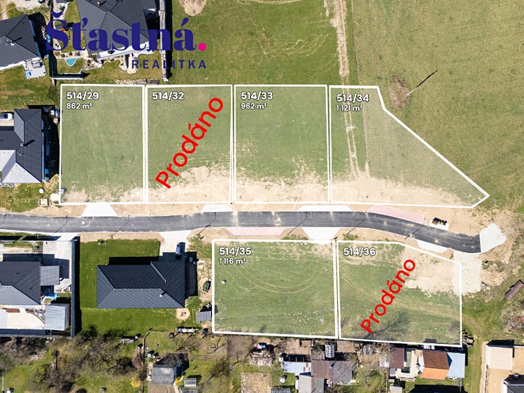 Prodej stavebního pozemku 862 m² - foto 2