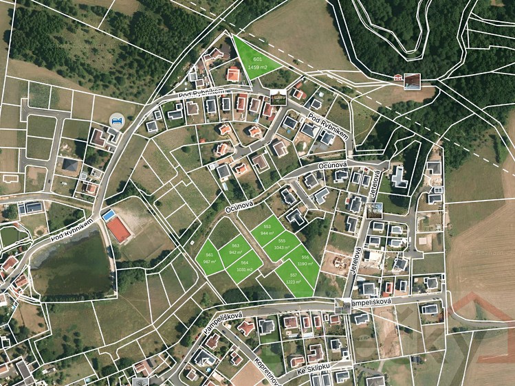 Prodej stavebního pozemku 10 730 m² - foto 4