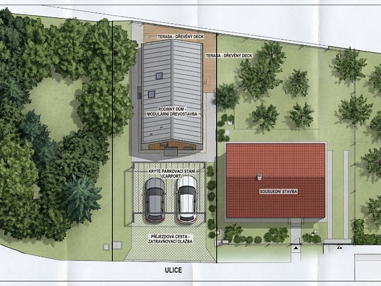 Prodej stavebního pozemku 1 291 m² - foto 2