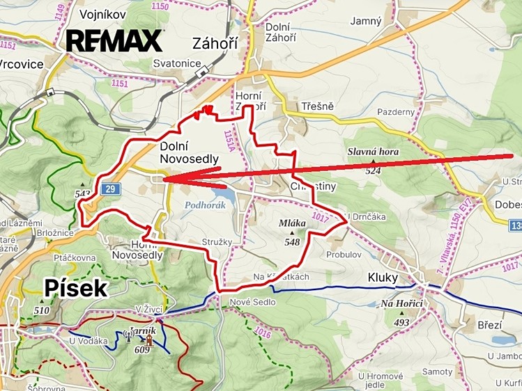 Prodej stavebního pozemku 1 020 m² - foto 3