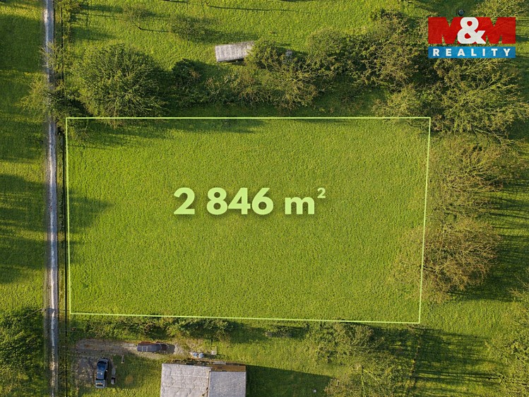 Prodej stavebního pozemku 2 846 m² - foto 3