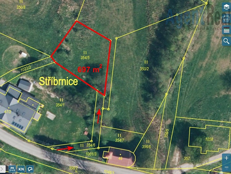 Prodej stavebního pozemku 697 m² - foto 4