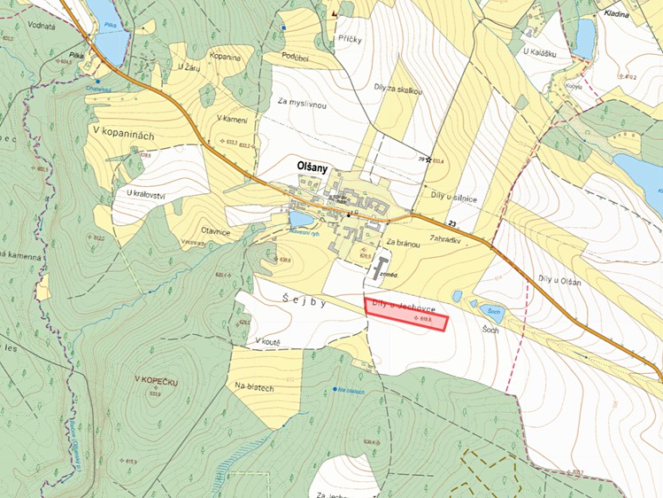 Prodej pole 16 499 m² - foto 2