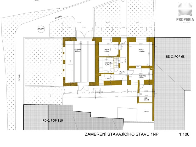 Prodej stavebního pozemku 388 m² - foto 8