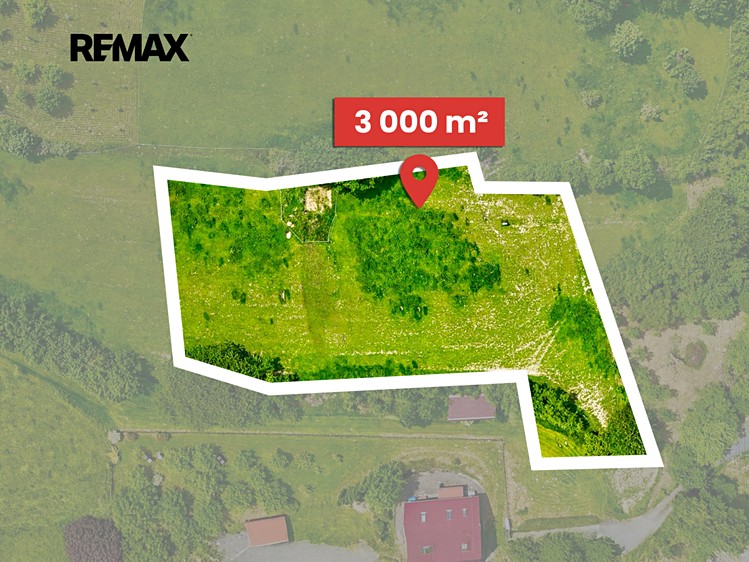 Prodej stavebního pozemku 3 000 m² - foto 3