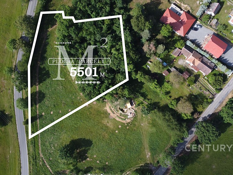 Prodej stavebního pozemku 5 635 m² - foto 6