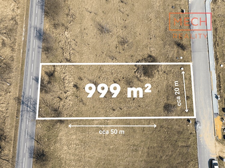Prodej stavebního pozemku 999 m² - foto 3