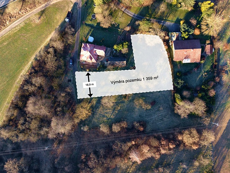 Prodej  stavebního pozemku 1 359 m² - foto 3