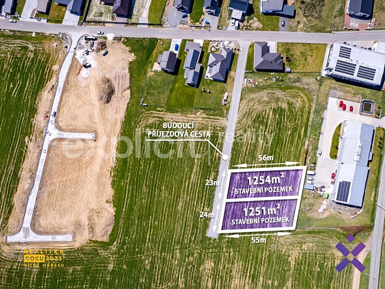 Prodej stavebního pozemku 2 505 m² - foto 8
