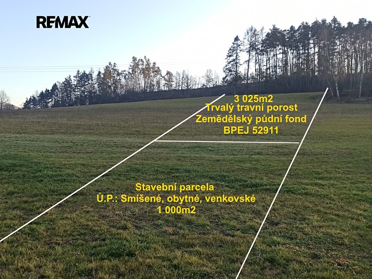 Prodej stavebního pozemku 4 025 m² - foto 2
