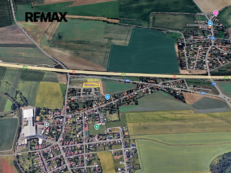 Prodej komerčního pozemku 3 433 m² - foto 6