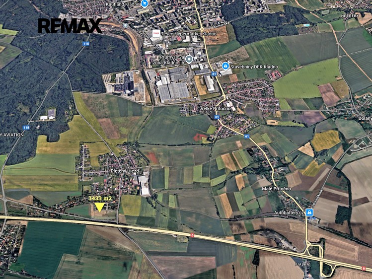 Prodej komerčního pozemku 3 433 m² - foto 7