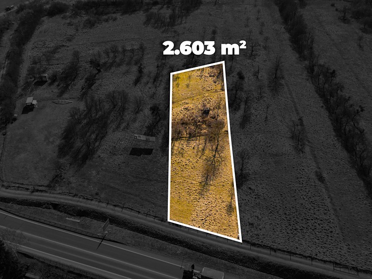 Prodej stavebního pozemku 2 603 m² - foto 1