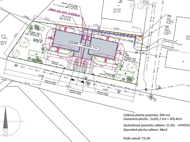 Prodej stavebního pozemku 474 m² - foto 7