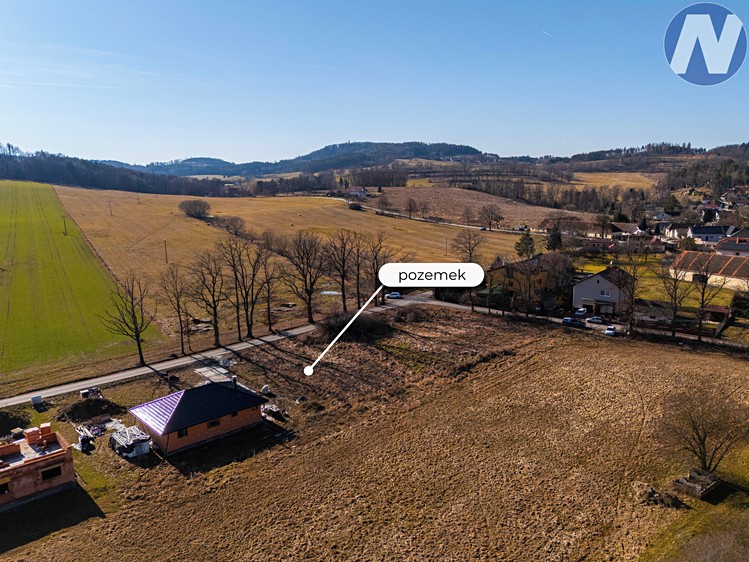 Prodej stavebního pozemku 1 080 m² - foto 2