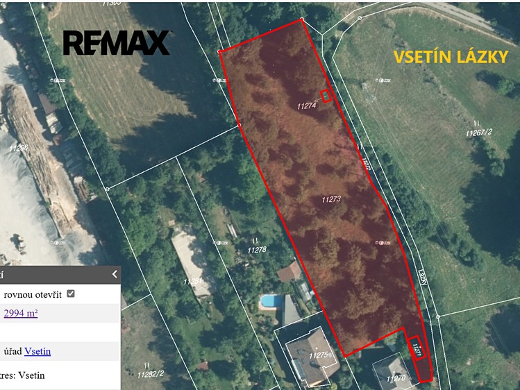 Prodej stavebního pozemku 2 994 m² - foto 3