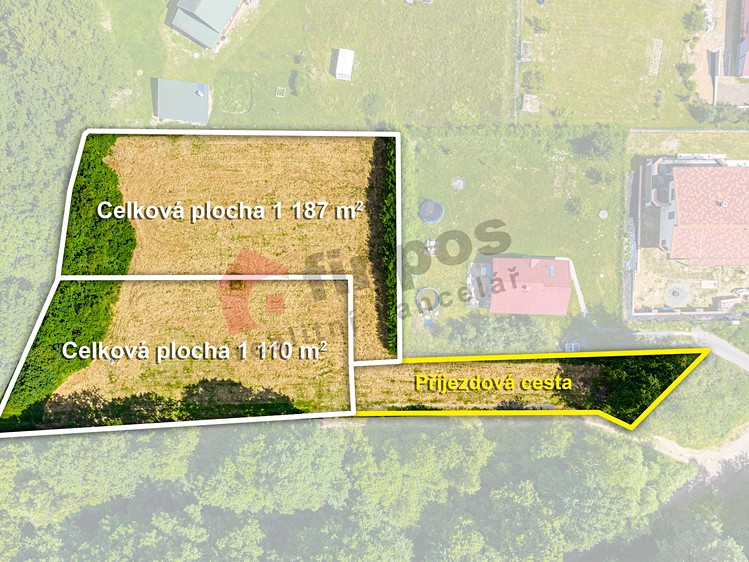 Prodej stavebního pozemku 2 748 m² - foto 2