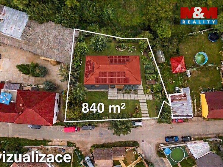 Prodej stavebního pozemku 840 m² - foto 6
