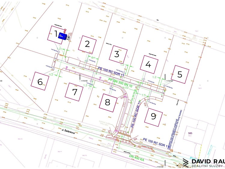 Prodej stavebního pozemku 617 m² - foto 4