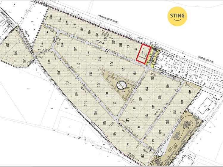 Prodej stavebního pozemku 639 m² - foto 1