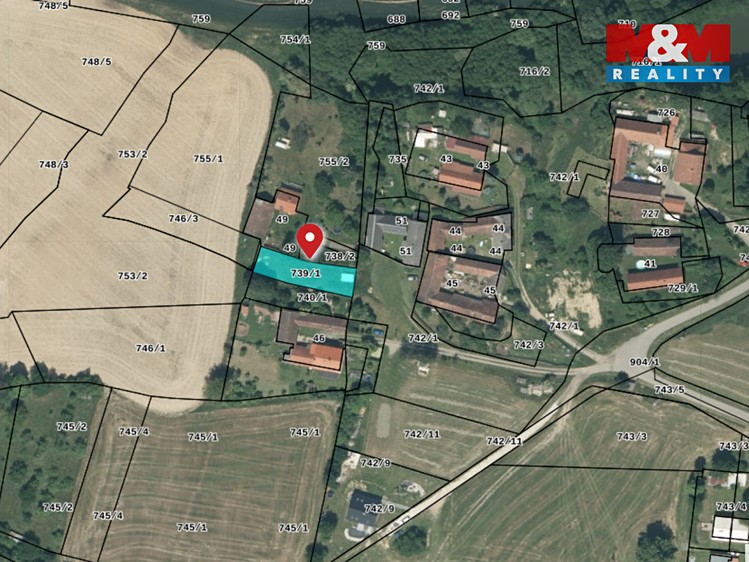 Prodej stavebního pozemku 488 m² - foto 3