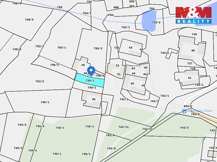 Prodej stavebního pozemku 488 m² - foto 8