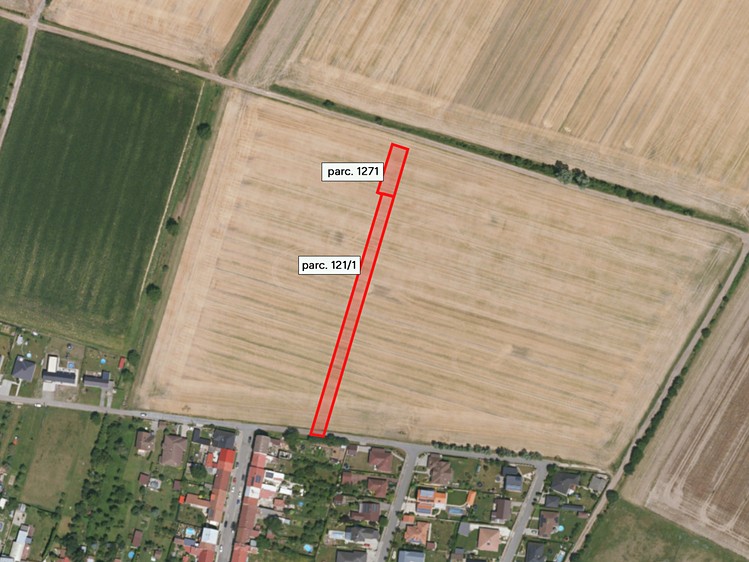 Prodej podílu 3/4 stavebního pozemku 1 521 m² - foto 3