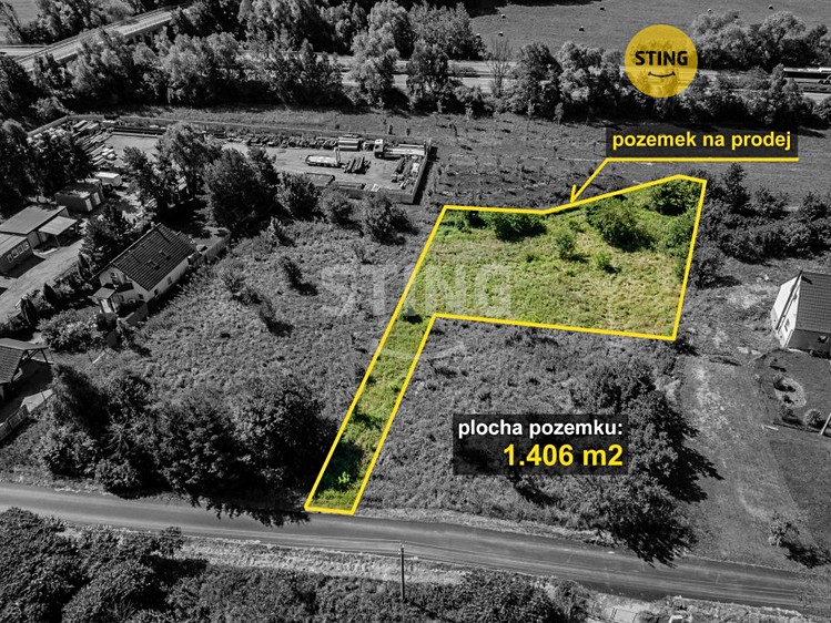 Prodej stavebního pozemku 1 406 m² - foto 1