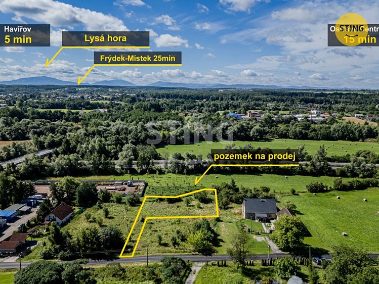 Prodej stavebního pozemku 1 406 m² - foto 3