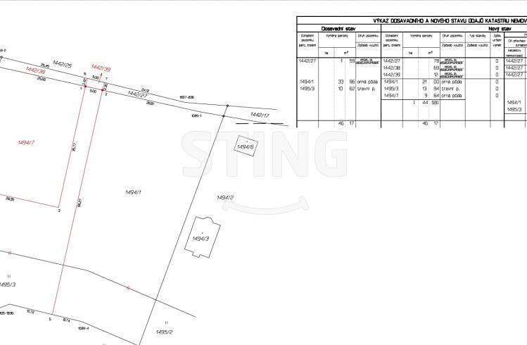 Prodej stavebního pozemku 1 406 m² - foto 5