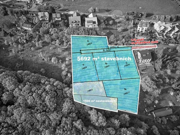 Prodej stavebního pozemku 7 198 m² - foto 2