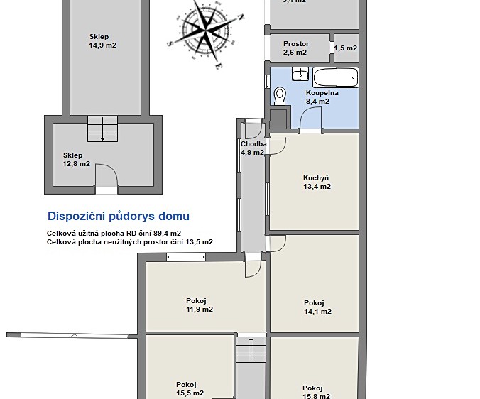 Prodej stavebního pozemku 1 114 m² - foto 3