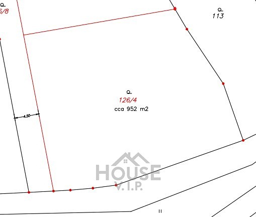 Prodej stavebního pozemku 952 m² - foto 4