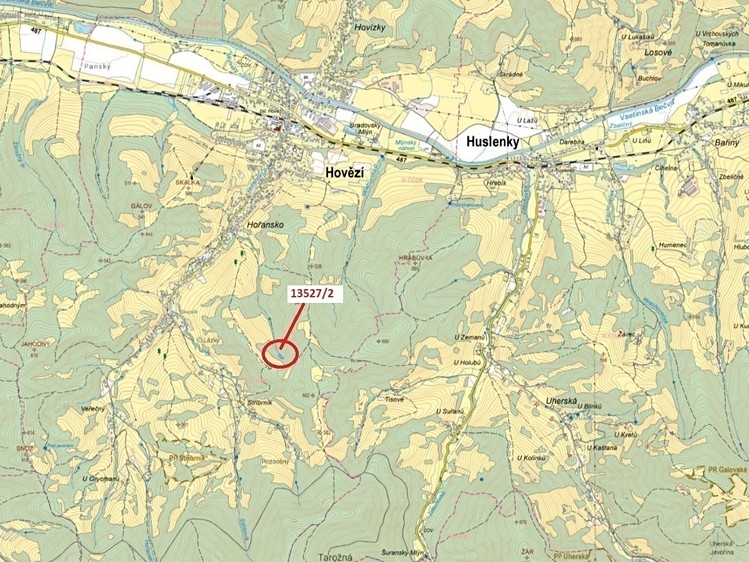 Dražba lesa 1 230 m² - foto 1