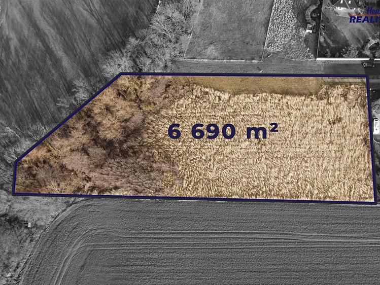 Prodej stavebního pozemku 6 690 m² - foto 3