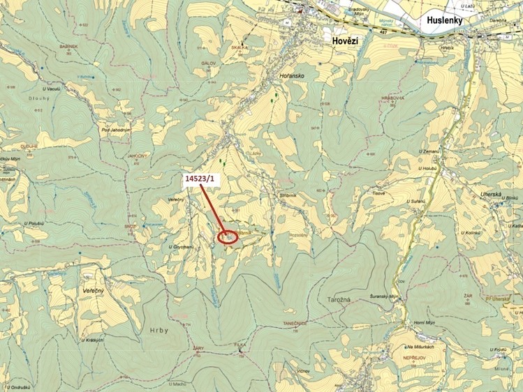 Dražba lesa 1 547 m² - foto 1