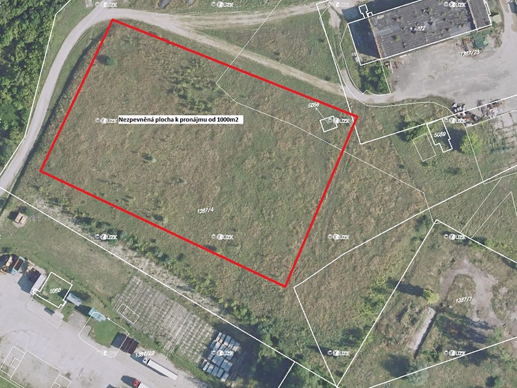 Pronájem komerčního pozemku 1 000 m² - foto 2