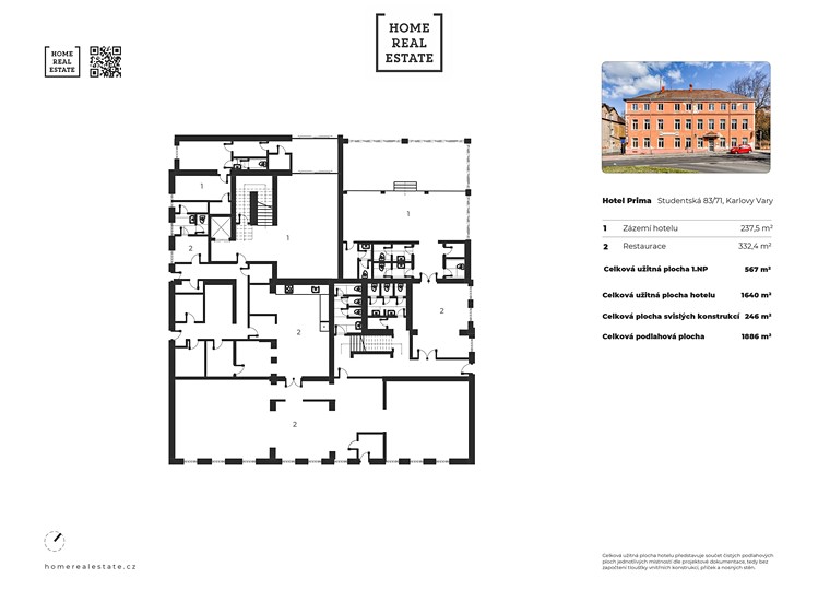 Prodej ubytovacího zařízení 1 886 m² - foto 8
