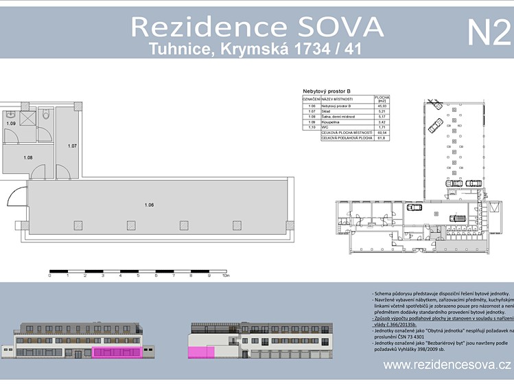 Prodej obchodního prostoru 61 m² - foto 3