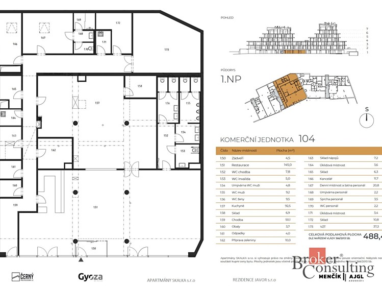 Prodej restaurace 488 m² - foto 3