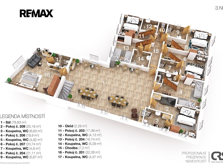Prodej ubytovacího zařízení 961 m² - foto 5